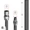 Flextron Gas Line Hose 1/2'' O.D.x72'' Length 1/2" FIPx3/8" MIP Fittings, Stainless Steel Flexible Connector FTGC-SS38-72F - alternate 2